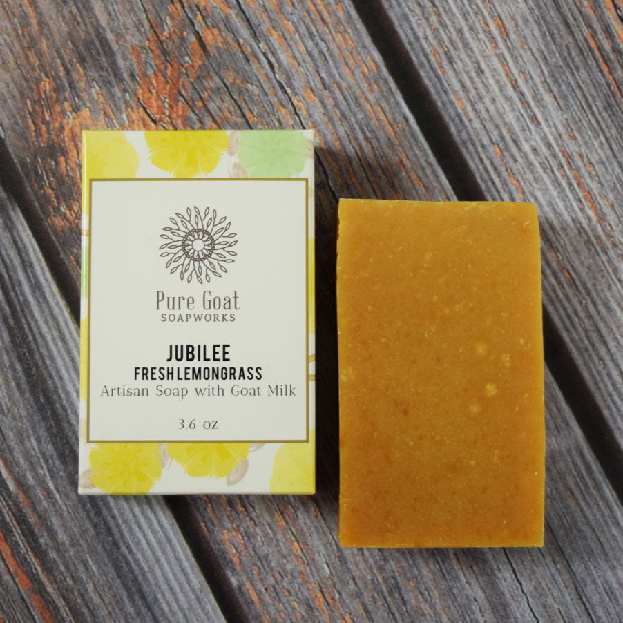 Fresh Lemongrass Goat Milk Soaps Pure Goat Soapworks 0217