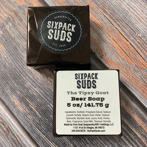 SIXPACK SUDS "The Tipsy Goat" Beer Soap